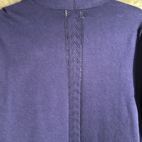 Ellie cardigan women’s‎ blue nwt  peplum cut open cardigan lightweight - Picture 7 of 10